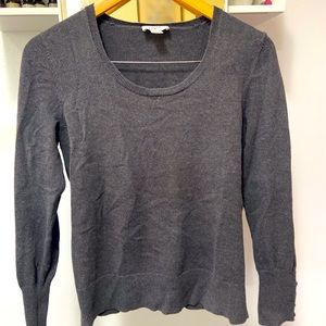 Ann Taylor Loft Charcoal Sweater